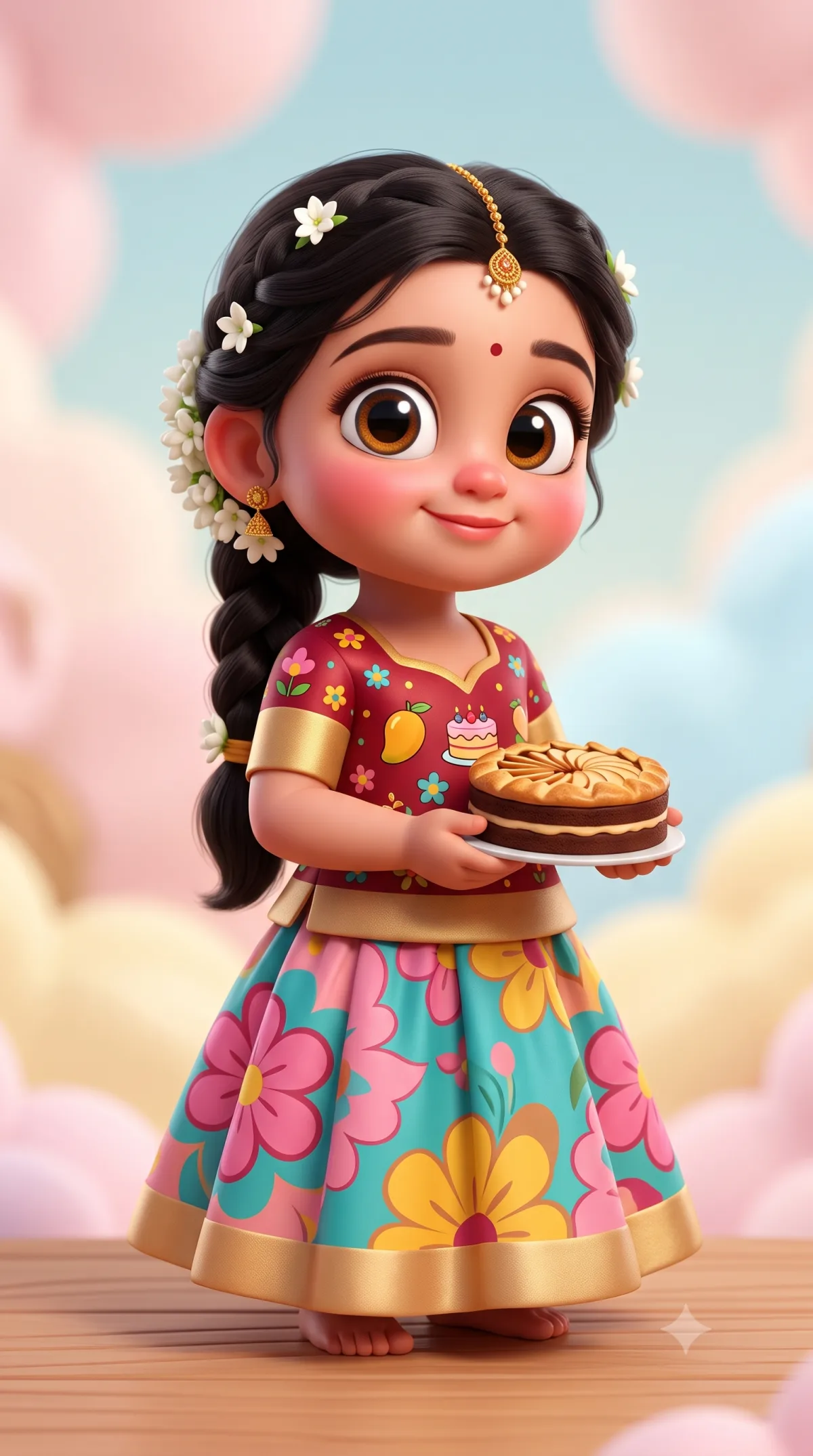 AI 3D cartoon avatar for a child
